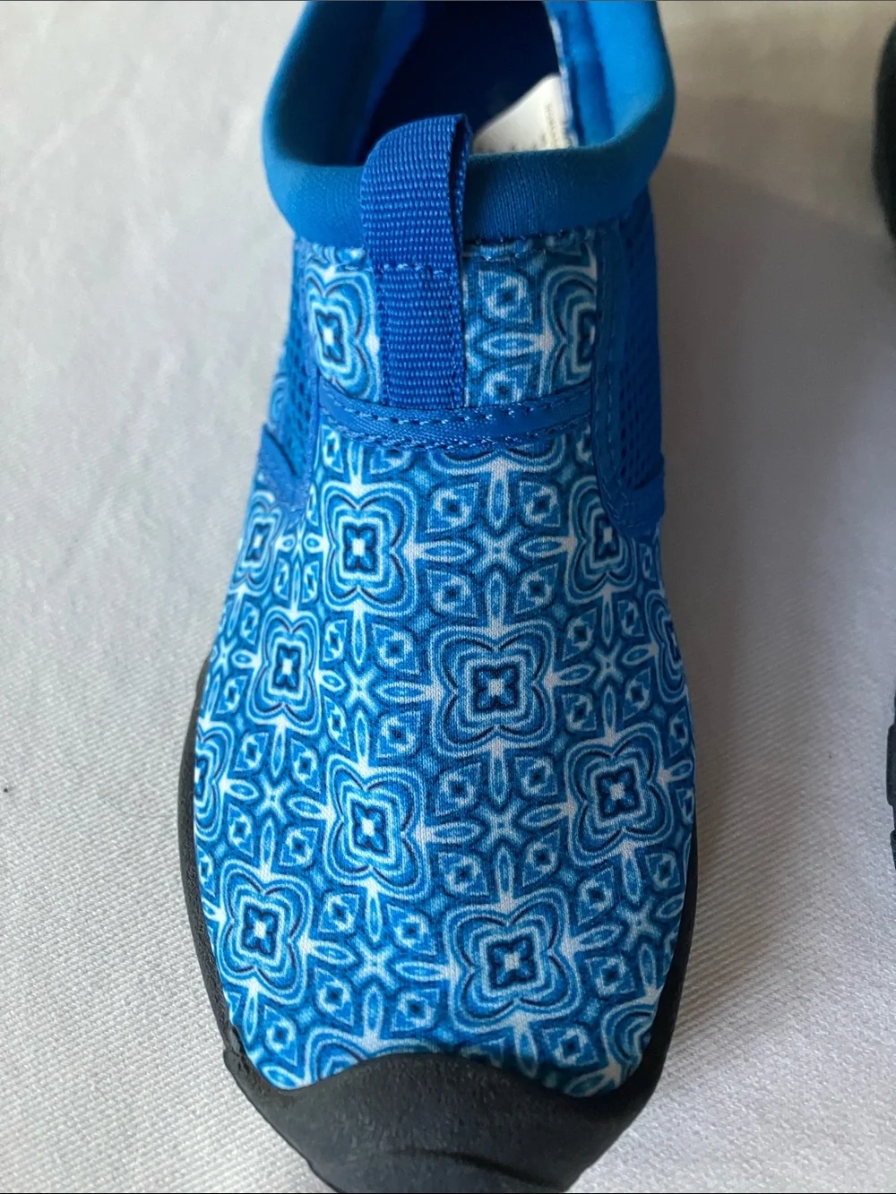 Lands' End Blue Patterned Slip-On Water Shoes